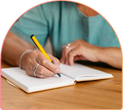 Person Journaling to Process Emotions