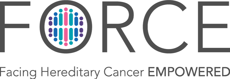 FUERZA: Logotipo de Facing Hereditary Cancer EMPOWERED