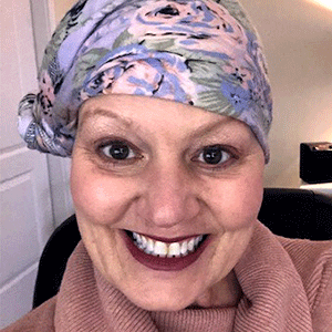 Gina, diagnosed with metastatic breast cancer
