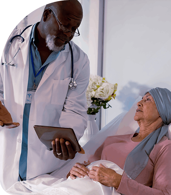 Doctor Discussing Genetic Testing for MBC